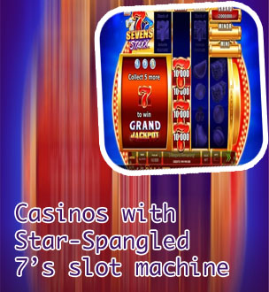 Star spangled sevens slot machine